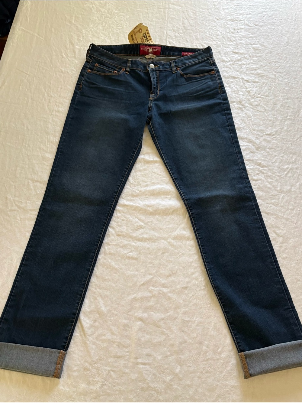 NWT Lucky Lola Straight Dark Blue Women’s Jeans